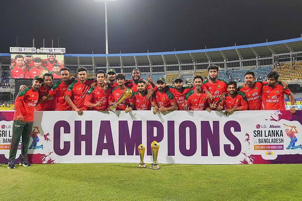 | Photo: AP/Eranga Jayawardena : Sri Lanka vs Bangladesh 3rd T20I