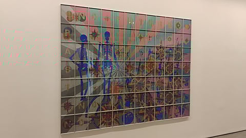 “I have seen my mother decorate our home and the family temple with natural products. Since then, art has been a ritual for me,” he shares.