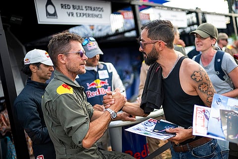 Felix Baumgartner, Dario Costa and Lukasz Czepiela