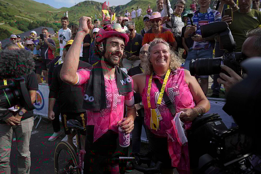 | Photo: AP/Thibault Camus, POOL : Tour de France cycling race 2025: Tenth stage