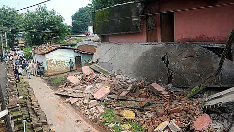 File photo : Roof collapses in school