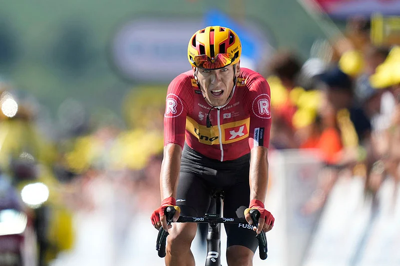 Twelfth stage of the Tour de France cycling race 2025 photos_Norways Tobias Johannessen