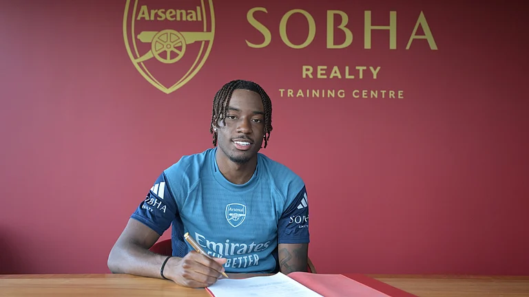Arsenal's new signing Noni Madueke - null