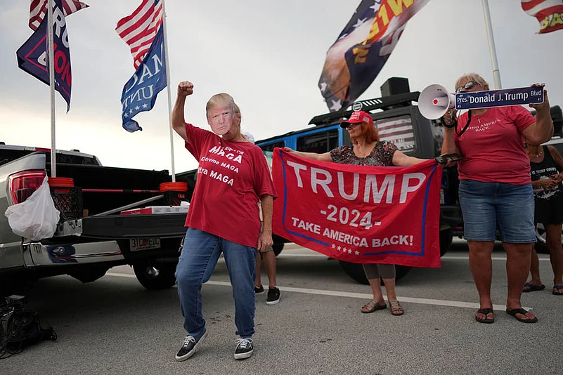Good Trouble Protests Against Trump Being Held Across United States_ Trump Supporters