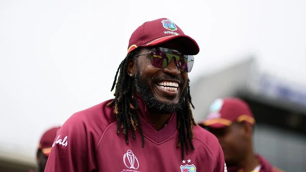 | Photo: File : File photo of West Indies batter Chris Gayle.