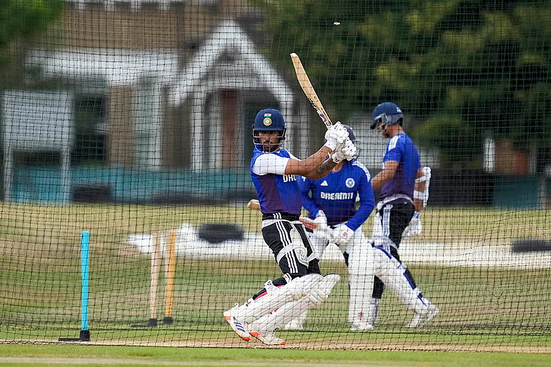 IND vs ENG 4th test Cricket match India training at The County Ground in Beckenham_Dhruv Jurel