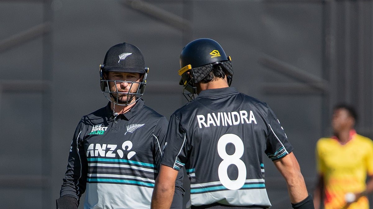 Photo: X | Zimbabwe Cricket : Zimbabwe vs New Zealand, match 3 of the Zimbabwe T20I Tri-series 2025 in Harare.