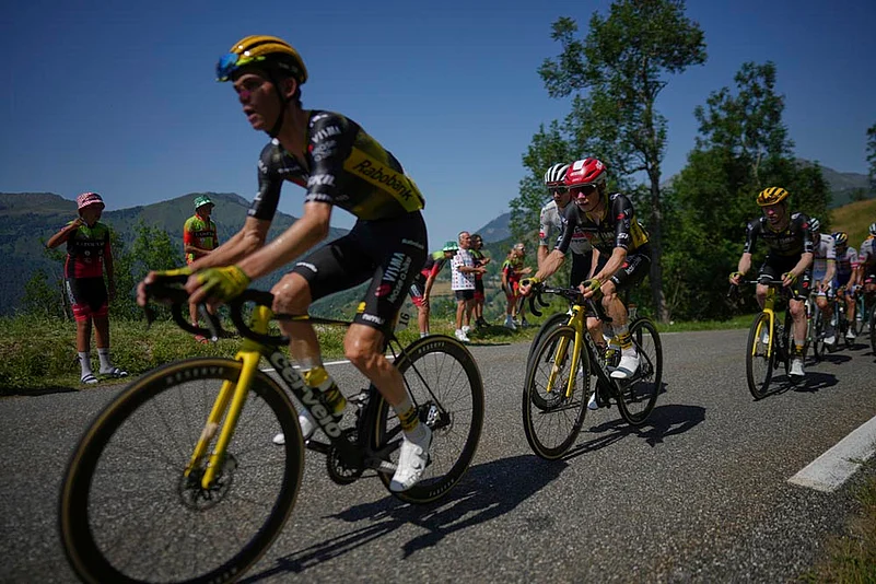 Twelfth stage of the Tour de France cycling race 2025 photos_Denmarks Jonas Vingegaard