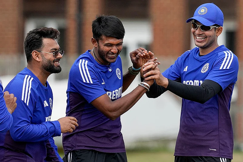 IND vs ENG 4th test Cricket match India training at The County Ground in Beckenham_Sai Sudharsan