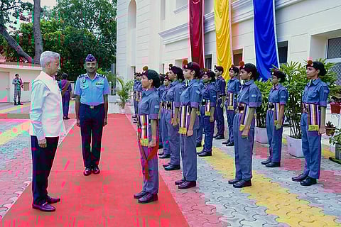 S Jaishankar visits Air Force School