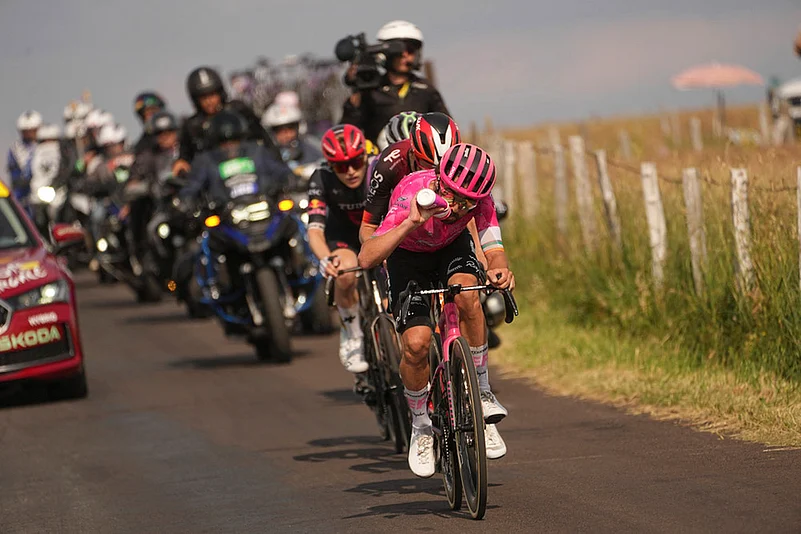 Tenth stage of the Tour de France cycling race 2025_ Irelands Ben Healy