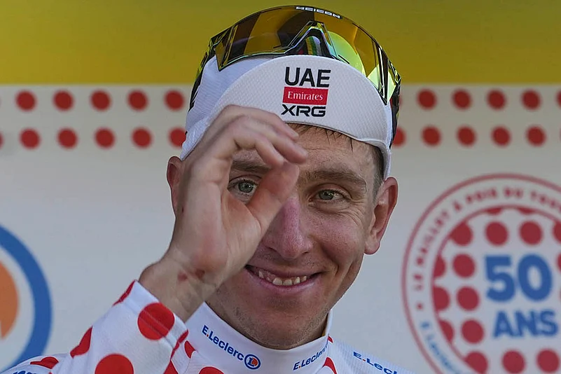 Twelfth stage of the Tour de France cycling race 2025 photos_Slovenias Tadej Pogacar