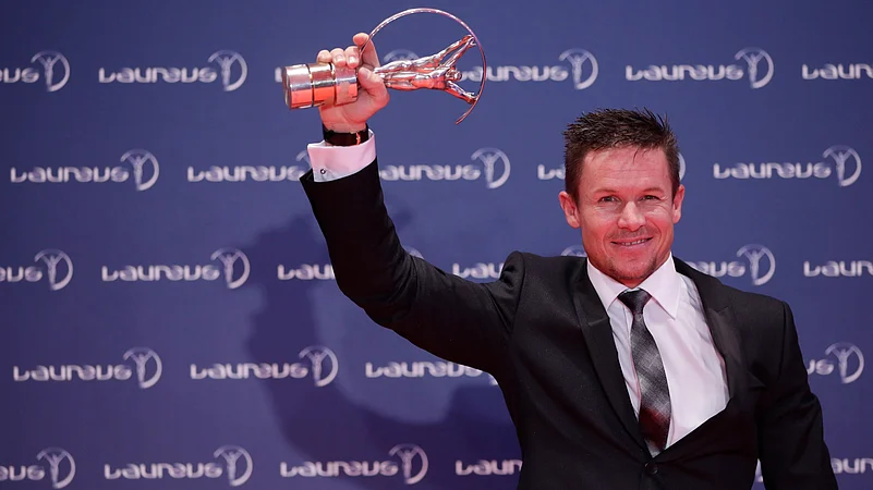 File AP photo of Felix Baumgartner