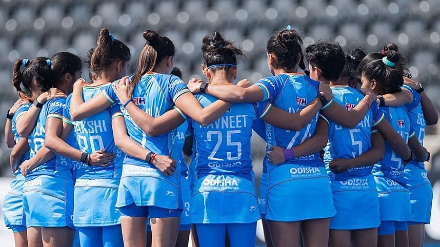 File photo of the India women’s national hockey team during a coaching camp. - | Photo: X/Hockey India 
