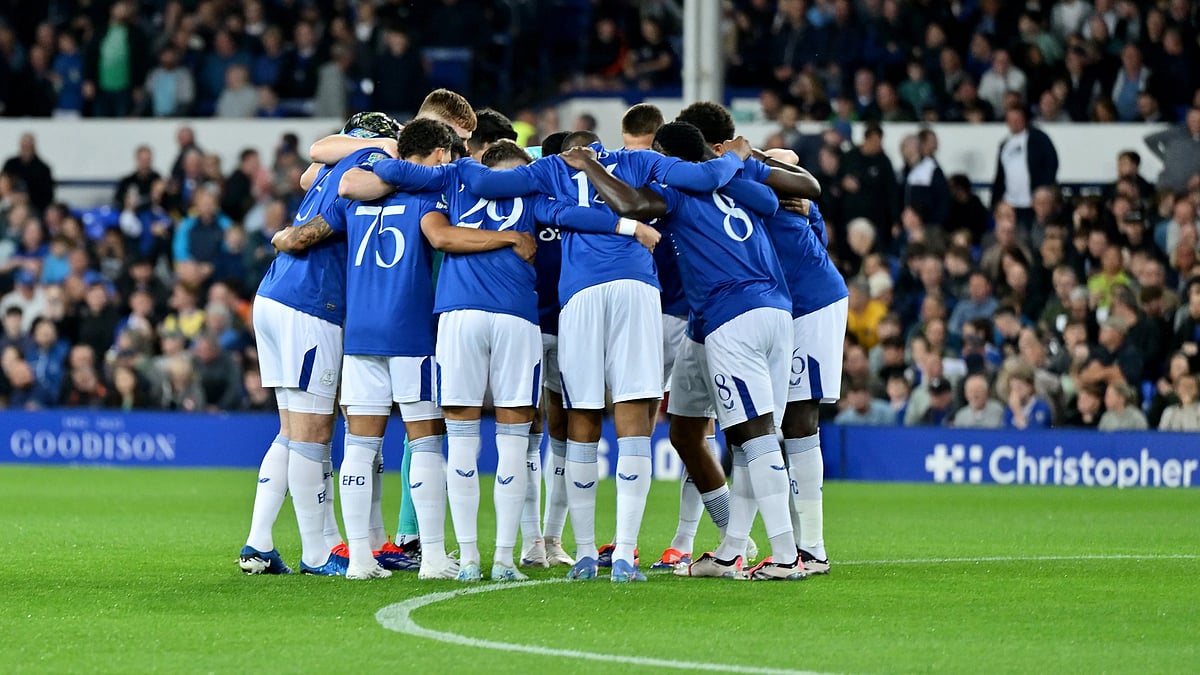 | Photo: X/Everton : File photo of Everton players in action in the English Premier League 2024-25.