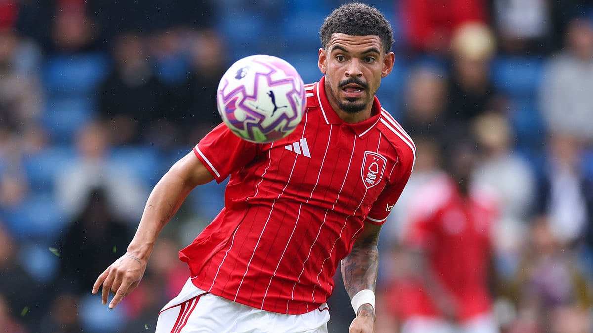 File : Morgan Gibbs-White in action for Nottingham Forest against Monaco.