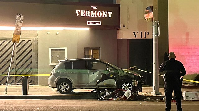 Dozens Injured As Car Rams Crowd Outside East Hollywood Nightclub In Major Incident 