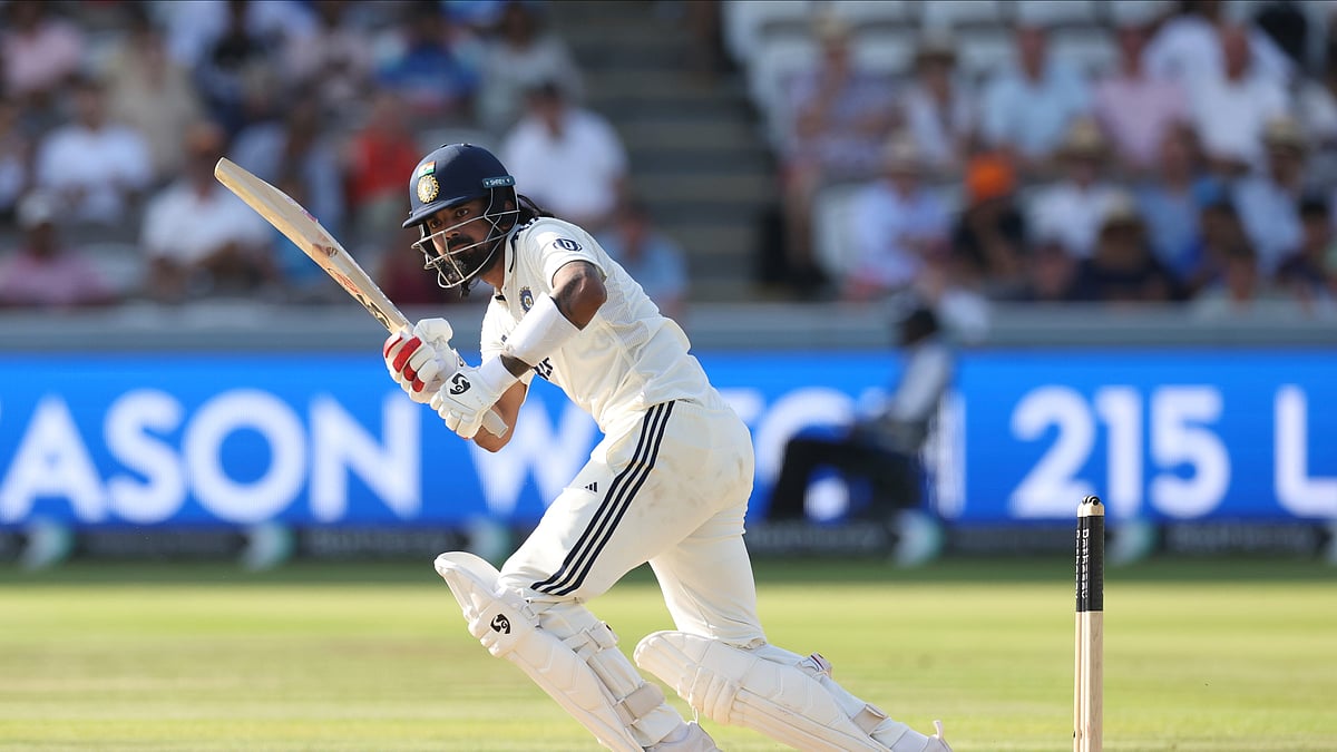 AP Photo/Richard Pelham : India Vs England, 4th Test: India's KL Rahul plays a shot 
