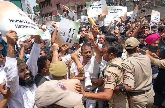 Blatant Attack On Democracy: Congress After Police Foil Protest March For Restoration Of J&K's Statehood