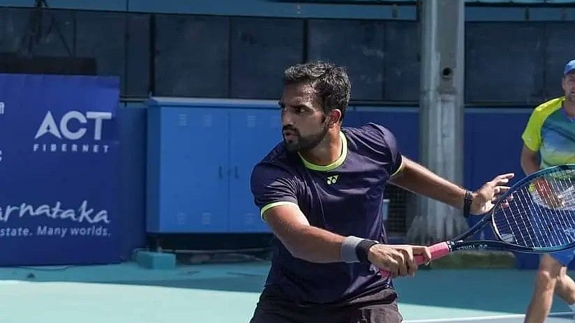 X | All India Tennis Association : Indian Tennis player Arjun Kadhe. 