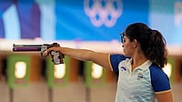 AP : Manu Bhaker made history by claiming two bronze medals at the Paris Olympics.