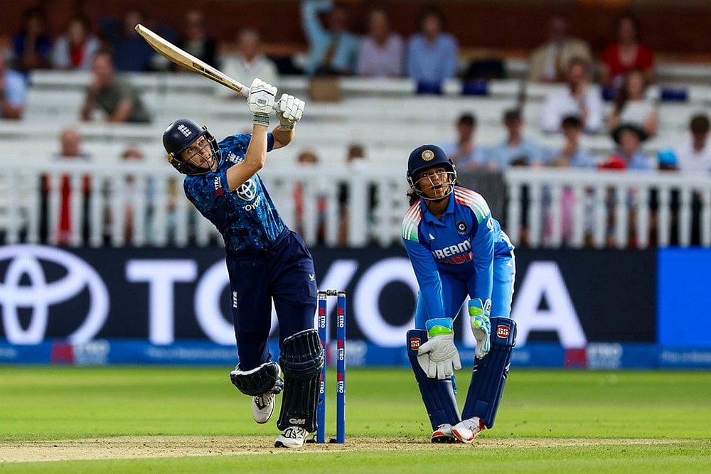 | Photo: Steven Paston/PA via AP : England vs India women's 2nd ODI