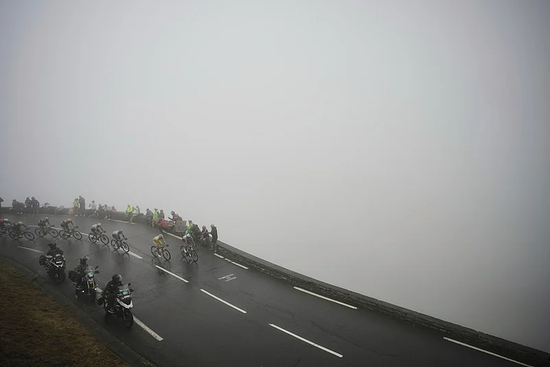 Tour de France cycling race Fourteenth stage photos: Slovenias Tadej Pogacar