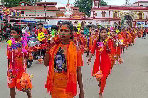 Kanwar Yatra 2025 in Jagdalpur