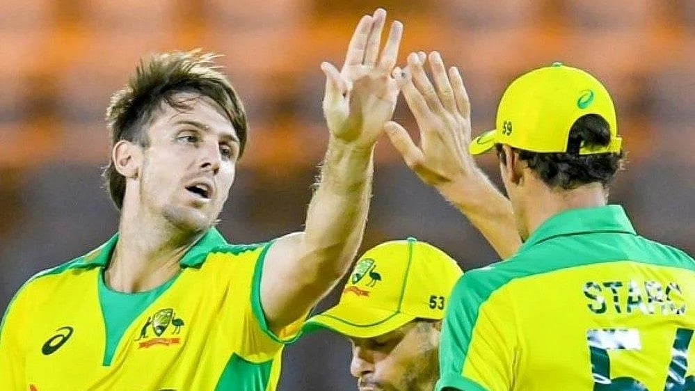 File : WI vs AUS, 1st T20I: Mitchell Marsh leads Australia against West Indies.
