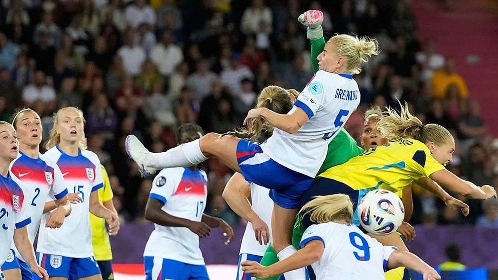 | Photo: AP/Alessandra Tarantino : SWE Vs ENG, UEFA Women's Euro 2025