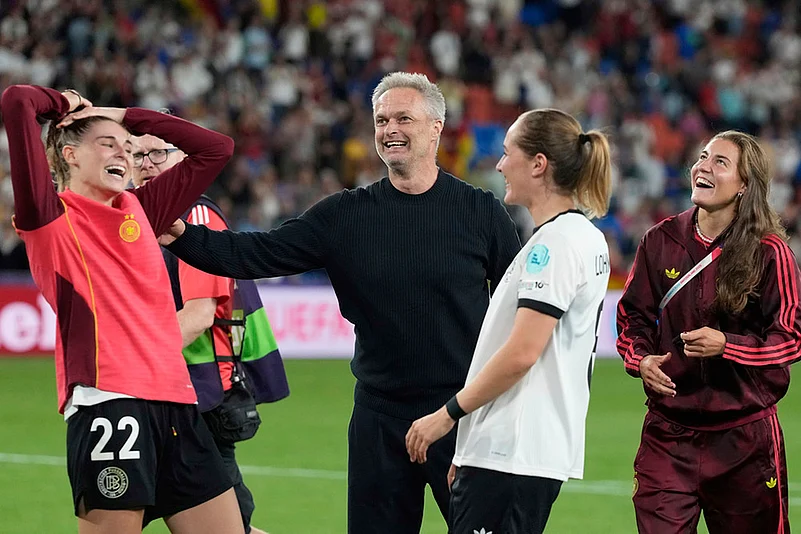 Womens Euro 2025 quarterfinals match France vs Germany: Christian Wueck