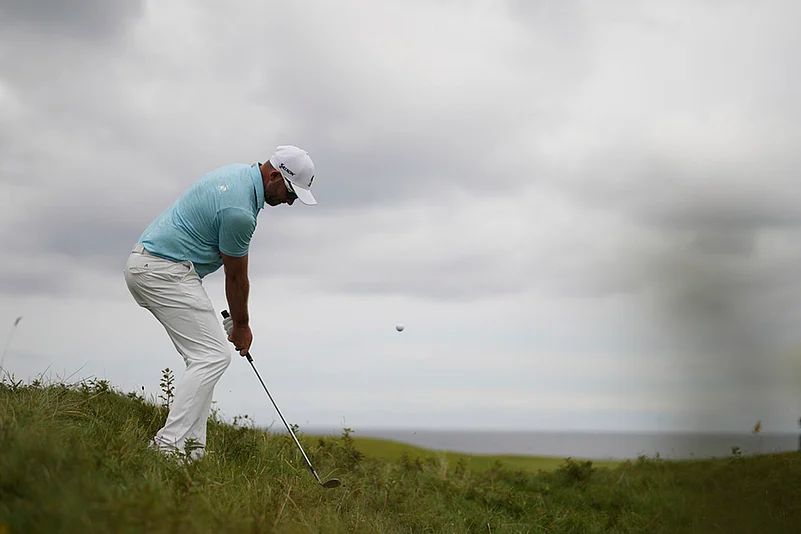 British Open golf championship Third round at the Royal Portrush Golf Club_Dean Burmester