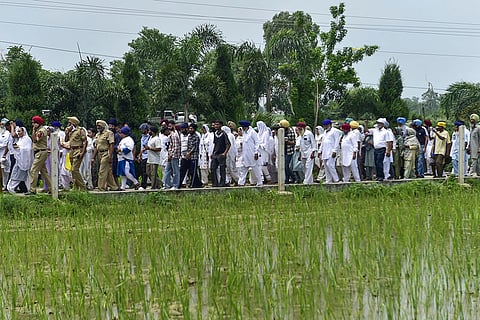 Funeral of Fauja Singh in Punjab