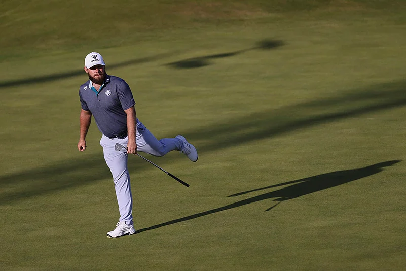 British Open golf championship Third round at the Royal Portrush Golf Club_Tyrrell Hatton