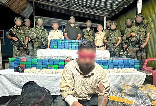 Drugs Worth Rs 76 Crore Seized In Manipur's Jiribam In Joint Operation