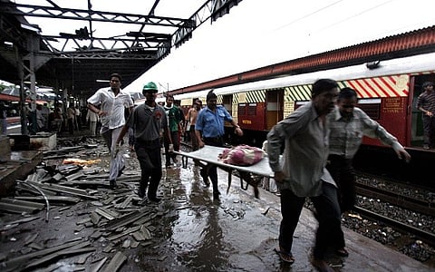 Rescue operations after the 2006 Mumbai Train Blasts