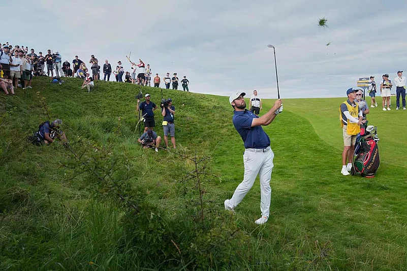 British Open golf championship Final round at Royal Portrush Golf Club_Scottie Scheffler