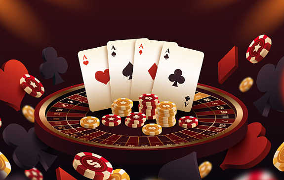 Casino Cards and coins