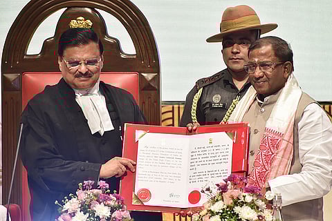 Justice Ashutosh Kumar sworn in as Gauhati HC chief justice