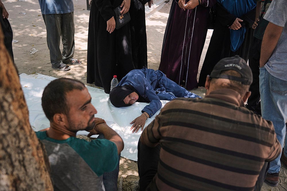 | Photo: AP/Jehad Alshrafi : Israeli–Palestinian conflict