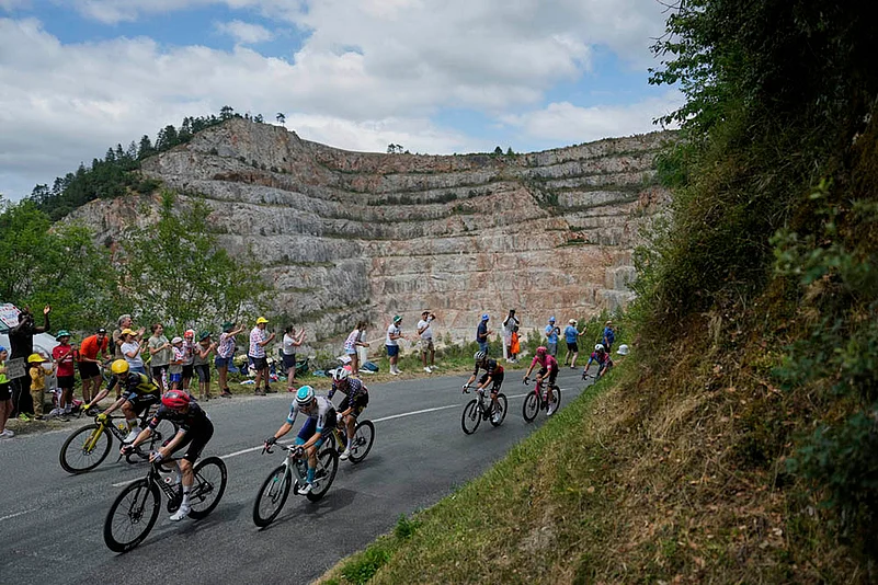 Tour de France cycling race Fifteenth stage photos: Australias Michael Storer