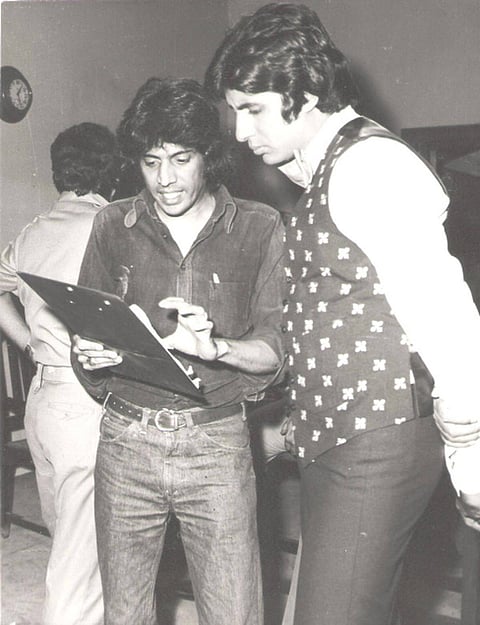 Amitabh Bachchan and Chandra Barot