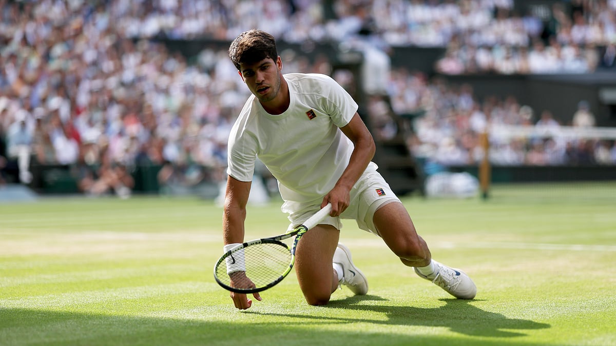 Carlos Alcaraz at Wimbledon