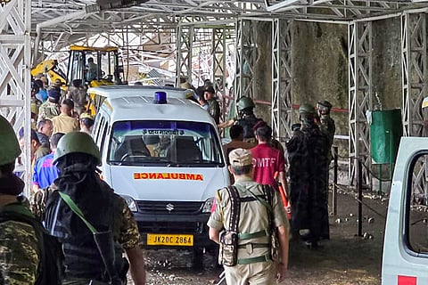 Landslide hits Vaishno Devi track in J-K’s Reasi