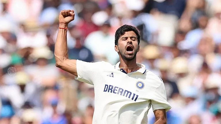 IND vs ENG: Washington Sundar - Photo: AP/Richard Pelham