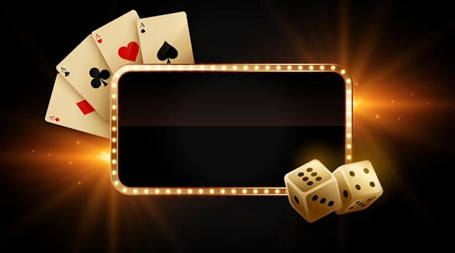 Cards, Dice, and Light Frame