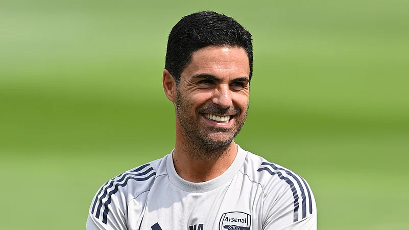Arsenal Mikel Arteta training
