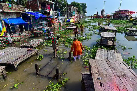 Increase in water level of Rivers Ganga and Yamuna