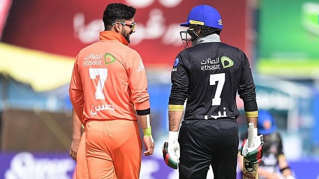 Shpageeza Cricket League 2025: Mohammad Nabi Hit For Massive Six By Son Hassan Eisakhil – VIDEO