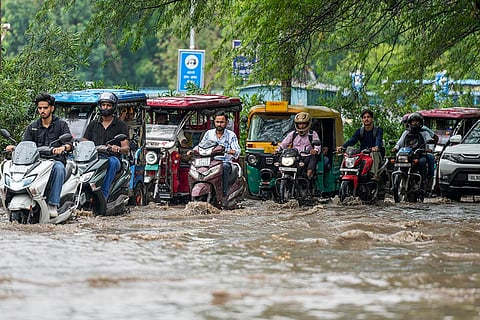 Weather: Rain in Delhi